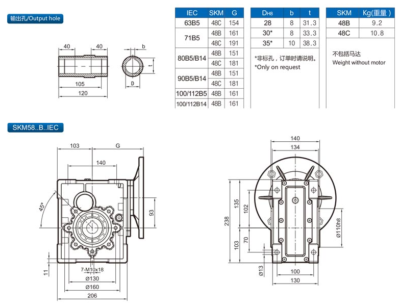 精密行星減速機SKM28B-58B（IEC）8.png